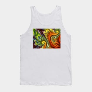 Psychedelic Rainbow Spiral Tank Top